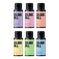 Colour Mill Pastel Pack Aqua Blend Water-Based Food Coloring 20 Milliliters Each of 6 Colors: Baby Blue Baby Pink Lavender Lemon Mint and Peach