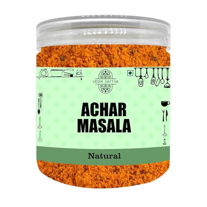 Vedik Sattva Natural Achar Masala 8.82 OZ / 250 GM | Pack Of 1 Box
