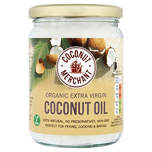 Coconut Merchant Organic Raw Extra Virgin Coconut Oil - 500ml (16.91fl oz)