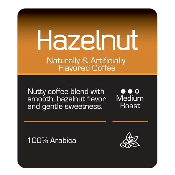 Roast Ridge Single Serve Coffee Pods for K-Cup Brewers Medium Roast Hazelnut 60 Count