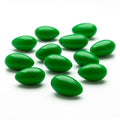 Vibrant Green Jordan Almonds - 5 Pound (80 Ounces) - Gourmet Candy by CandyKorner