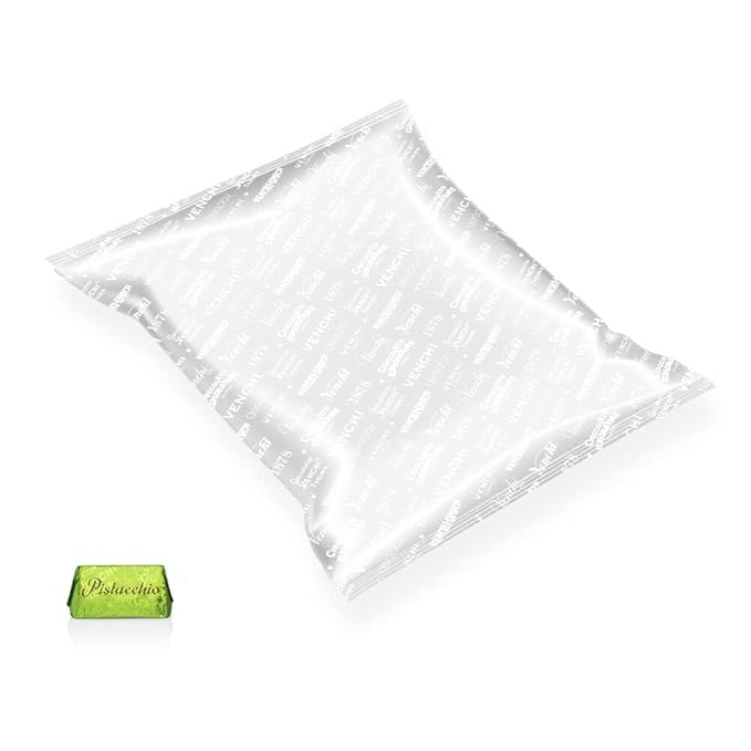 Venchi - Pistachio Gianduiotto Chocolates Pistachio Flavor with White Chocolate Chocolate Candy Bulk Gluten-Free 2.2 lb Bag