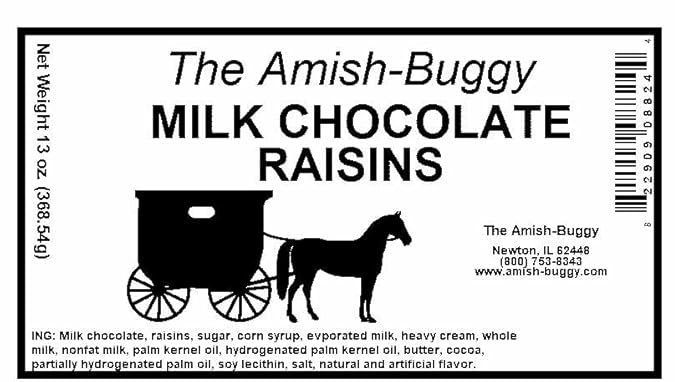 Arndts Fudgery Premium Chocolate Covered Candy (Milk Chocolate Raisins (2-13 oz. Bags))