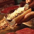 Original Philly Cheesesteak Value Seasoned Beef Sandwich Slices 6 Ounce -- 27 per case.