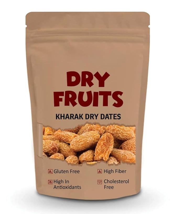 Generic Yellow Dry Dates/Peela Sukha Khajoor/kharak100% Natural | Rich in Calcium Iron and Potassium | Instant Energy -100 GRAM