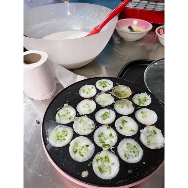 เชฟจ๋า Traditional Thai Coconut Pancake Mix – Authentic Kanom Krok Flour Blend for Crispy and Soft Textures – Easy-to-Prep Sweet &amp Savory Snack Base 150g