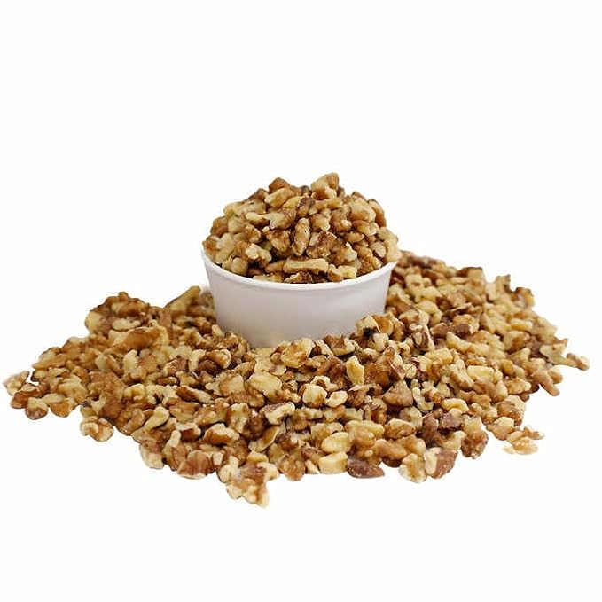 Generic Premium Quality Walnut Halves and Pieces Certified Kosher Sustainably Sourced and Grown in the USA Bulk Pack of 5 lbs (80 oz) - Ideal for Baking Snacking and Healthy Diet