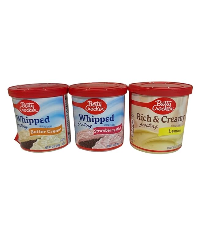 Duncan Hines Pineapple Lemon Strawberry Cake Mix with Betty Crocker Frosting Bundle