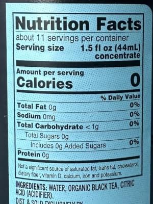 Trader Js Organic Cold Brew Black Tea Concentrate - 2 bottles