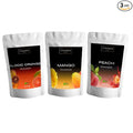 Civara Organic Fruit Powder Trio – 3-Pack (6oz Each) | 100% Natural No Sugar No Additives | USDA Organic Vegan Gluten-Free | Perfect for Smoothies Drinks &amp Baking – Choose Your Flavors (8. Bl