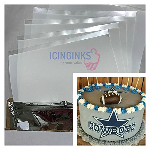 Premium Edible Frosting Sheets Sugar Sheets Icing sheets 24 count (8.5 X 11) A4 Edible Paper for cake printers