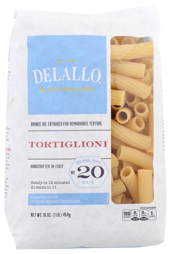 Delallo Tortiglioni Pasta (16x16Oz )