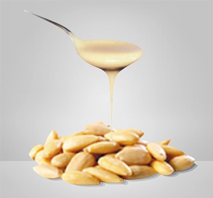 Almondie Almond Butter/Almond Milk Concentrate – Made from 100% peeled pure and raw almonds without any additives sugar or salt