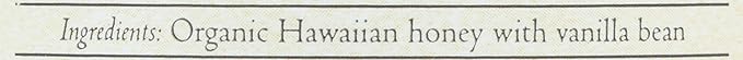 Raw Hawaiian Honey Single Floral Variety by Big Island Bees (Ohia Lehua with Vanilla 9 oz)