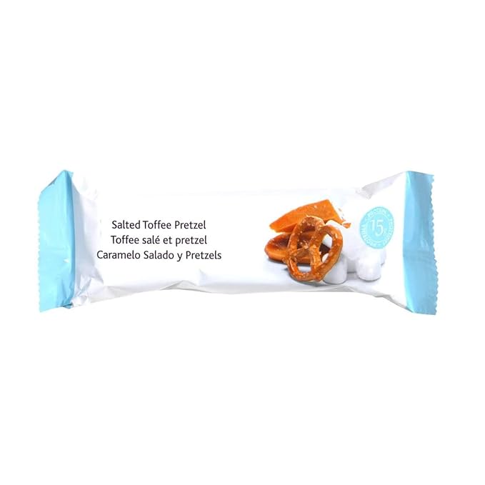 3 Box Value Pack (21 Servings) Proti Fit VLC - Salted Toffee Pretzel Low-Carb 15g Protein Diet Bar - High Fiber Weight Loss Snack/Post Workout Protein Bar Bar - Gluten Free