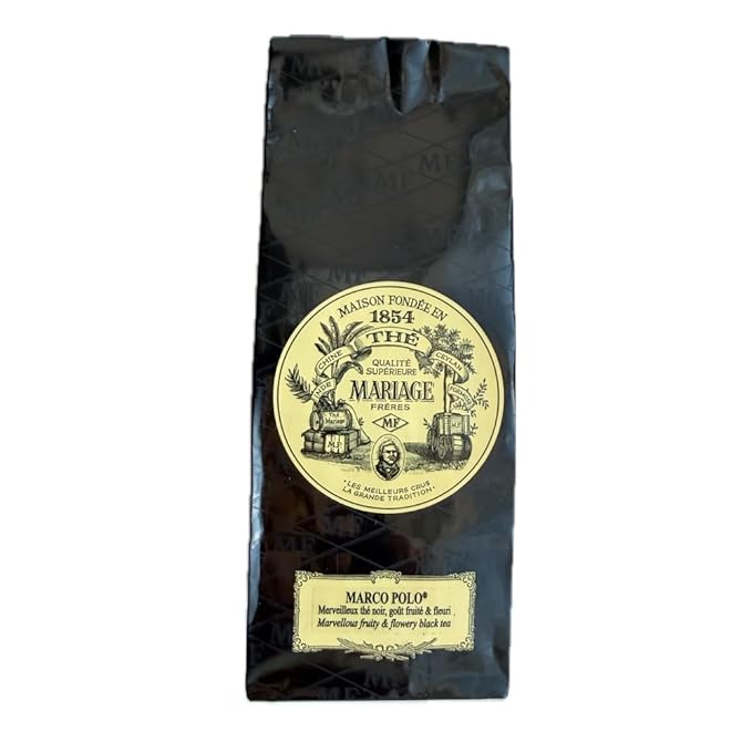 Mariage Freres - Marco Polo (T918-0100) - 100g 3.5oz Black Loose Leaf Tea - Paper Pouch (1 Pack)