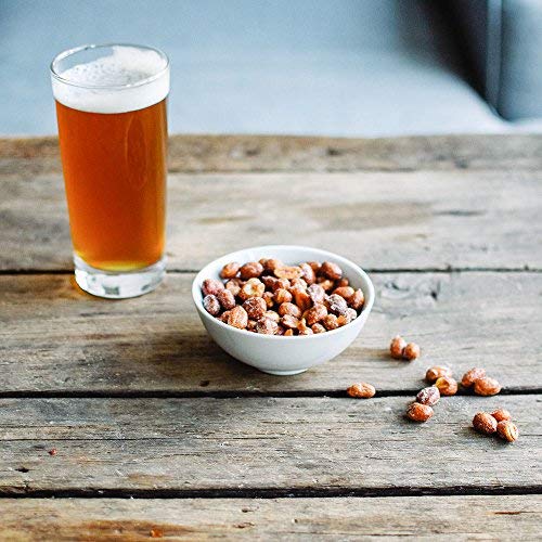 BEER NUTS Original Peanuts - Travel Size Sweet &amp Salty Bar Nuts - Gluten Free Kosher Low Sodium Peanut Snacks Made In The USA - 12oz Resealable Can (Pack of 3)