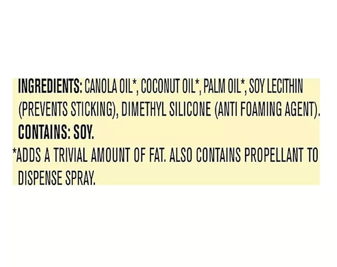 Original No-Stick Cooking Spray 100% Natural Canola Oil (2 pack - 12oz each can)