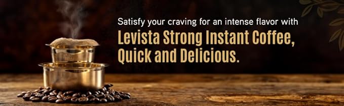 Levista Strong Instant Coffee 200 gm Can