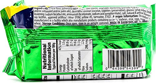 Wibisco Shirley Biscuits Coconut 3.7 Coconut 3.7 Ounce (Pack of 24)