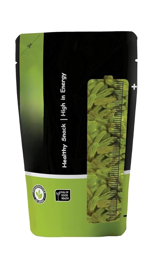 Dried Fruits Nuts And Seeds (Green Raisins/KishmishDelicious &amp Healthy Snack | High in Antioxidants Naturally Sweet &amp tasty - 200g