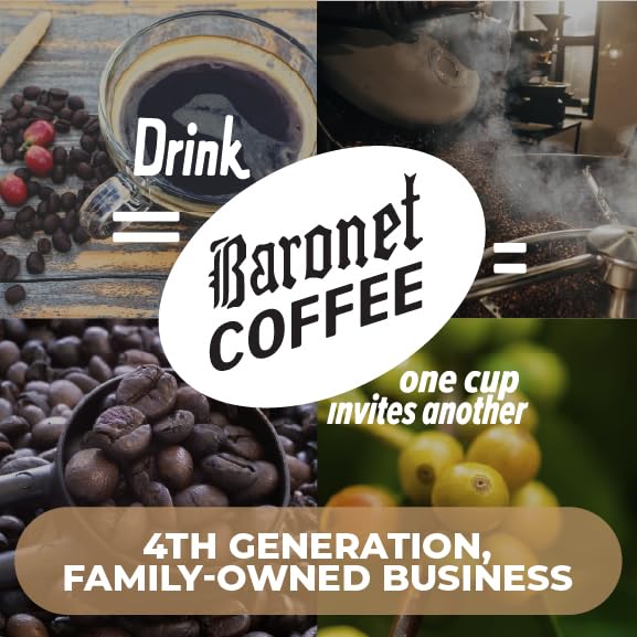 Baronet Coffee Pods [French Vanilla-54 Pods] Flavored Single Cup Use Like Senseo [3 Boxes of 18 Single Serve 10 Gram] Regular Strength Medium Roast [French Vanilla]