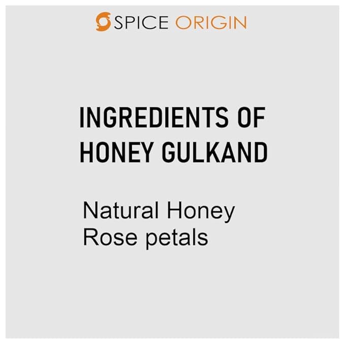 SPICE ORIGIN Honey Gulkand 300 Gram Airtight Container