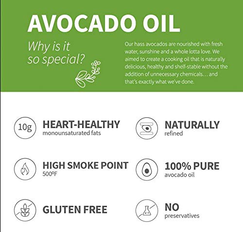 Chosen Foods 100% Pure Avocado Oil Spray Keto Diet Friendly Kosher Cooking Spray for Baking High-Heat Cooking and Frying (6 oz) (Pack of 4)