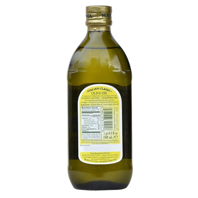 Mantova Italian Classic Pure Olive Oil 17 Ounce (Pack of 6)
