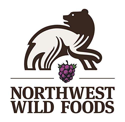 Dried Organic Aronia Berries - Northwest Wild Foods - Healthy Antioxidants Fruit - for Granola Morning Snack Baking Trail Mix (8 Ounces)
