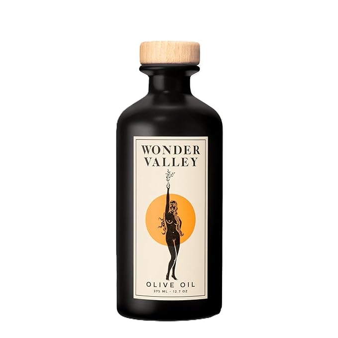 WONDER VALLEY - California Extra Virgin Olive Oil | High in Polyphenols Vitamin E Fatty Acids | Smooth Verdant Flavor | All-Purpose Everyday Cooking | Harvested Nov. 2023 (12.7 fl oz | 375 ml)