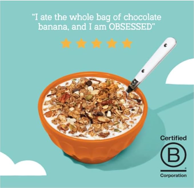 Seven Sundays Good Day Granola Peanut Butter Chocolate Banana 20 oz