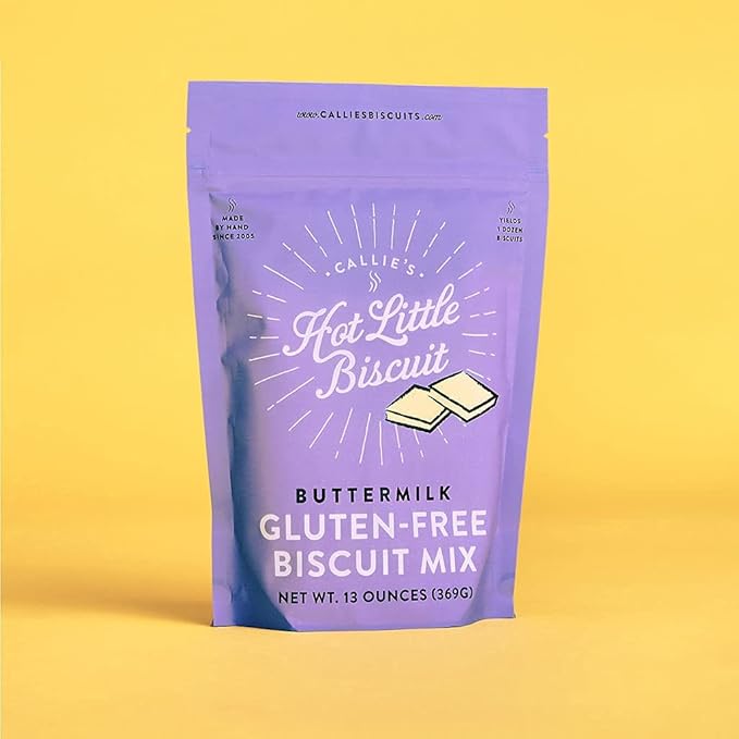 Callie's Hot Little Biscuit Gluten Free Buttermilk Biscuit Mix | Fast Easy Delicious | Southern Recipe | 2 Bags of Gluten Free Biscuit Mix | 13oz per bag | Makes 24 Biscuits