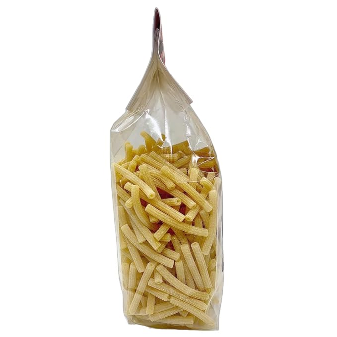 Sedanini Organic Italian Pasta di Gragnano I.G.P. | Pastai Gragnanesi | USDA Certified Organic| 17.6oz (500g) (Pack of 4)