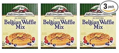 Maple Grove Farms All Natural Belgian Waffle Mix 24 ounce (Pack of 3)