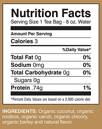 Davidson's Organics Coconut Vanilla 25-count Tea Bags Pack of 6