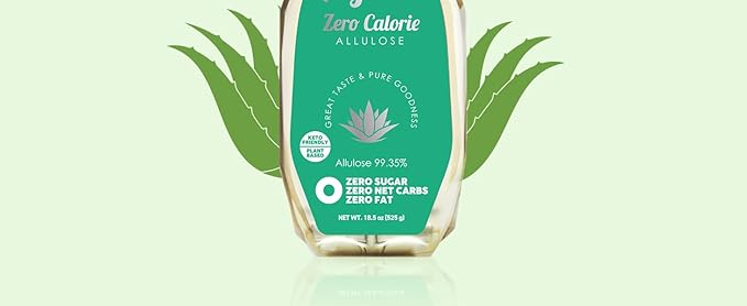 ALTist Allulose Syrup Sweetener – Zero Calorie Liquid Sugar Alternative Keto Vegan Non-GMO Plant-Based | 1:1 Sugar Replacement No Net Carbs Zero Fat 17.7 fl oz x 2 Bottle - Agave