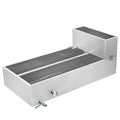 Maple Syrup Evaporator Pan 48 x 24 x 18.7 Inch Maple Syrup Pan 53.3 Gal 304 Stainless Steel Maple Syrup Evaporator Boiling Maple Syrup with Valve and Thermometer and Divided
