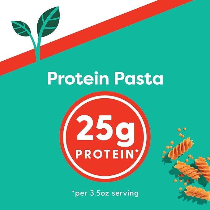 Ancient Harvest Gluten-Free Plant-Based High-Protein Vegan Pasta Green Lentil and Quinoa Penne 8 Ounce (Pack of 6)