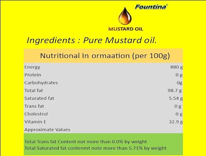 FOUNTINA MUSTARD OIL 2L