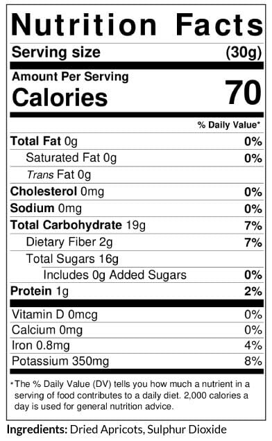 C.J. Dannemiller Dried Apricots Bulk 28 LB Case Whole Delicious Dried Fruit for Snacking Trail Mix