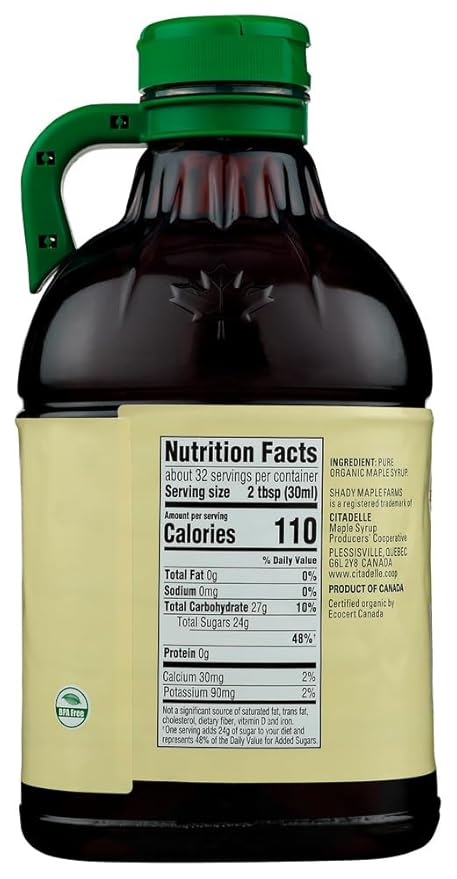 Shady Maple Farms Grade B Maple Syrup Plastic 32 Oz