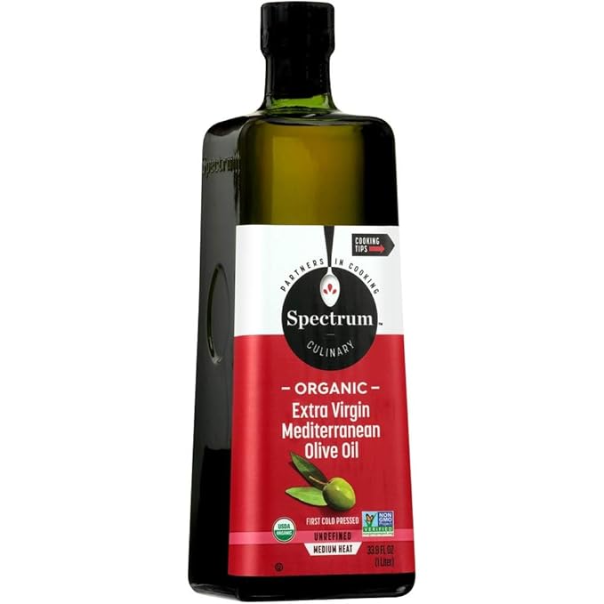 Spectrum Organic Mediterranean Extra Virgin Olive Oil 33.8 Oz