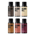 Colour Mill Outback Pack Aqua Blend Water-Based Food Coloring 20 Milliliters Each of 6 Colors: Burgundy Clay Coffee Latte Rust and Sand