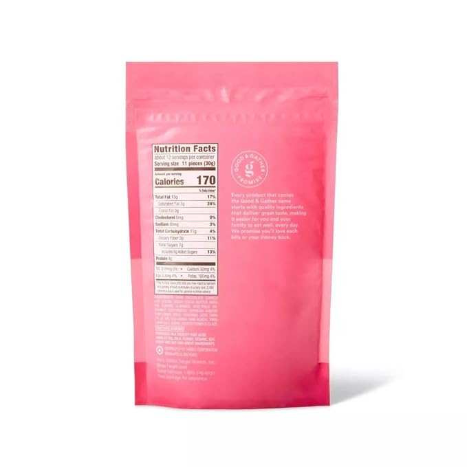 2 Set- Good + Gather Himalayan Salted Dark Chocolate Almonds. 13 Ounce. Sweet and Salty Snack. 64% Cacao. (2 Pack) 1.0 Count