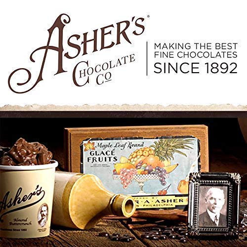 Asher's Chocolates Chocolate Coated Eggs Spring Collection of Easter Eggs Small Batches of Kosher Chocolate Family Owned Since 1892 24 Chocolate Eggs (Dark Chocolate Peanut Butter)