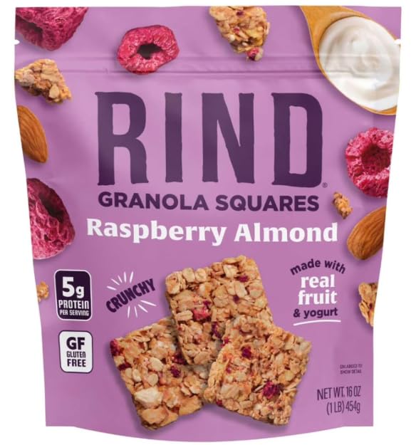 Rind Granola Squares Raspberry Almond 16 oz.