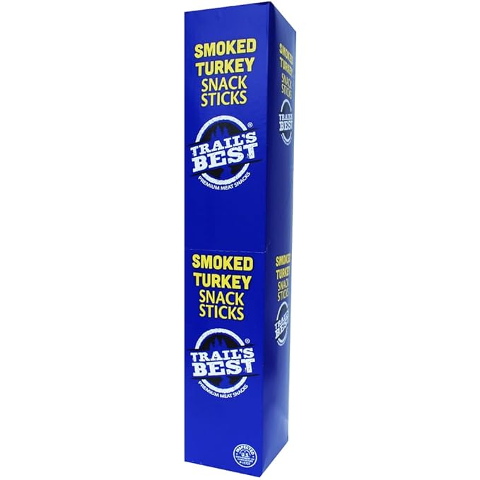 Trail’s Best 1.2oz Smoked Turkey Snack Sticks - 24-ct Box