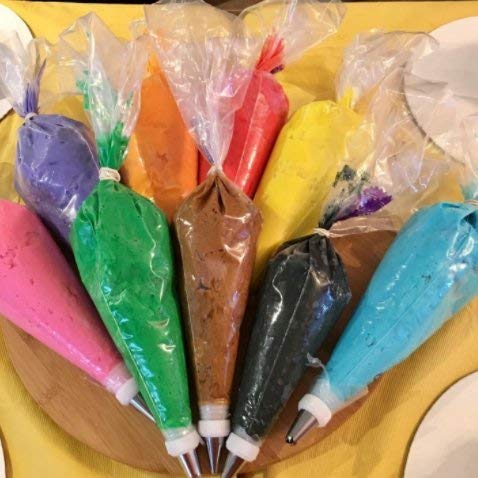 Food Coloring Liqua-Gel 12 Pack (.75ml Bottles) Tasteless Rainbow Color Dye Kit - Christmas Baking Decorating Fondant Frosting Chocolate Cooking Slime Crafts - Made in USA