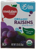 Revolution Foods Organic Raisins 1.25-Ounce Boxes (Pack of 144)